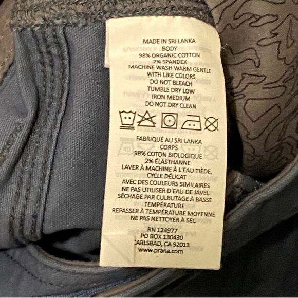 Prana Men's Kragg Pants Nickel Blue Size 40 x 32 NWT - Picture 12 of 13